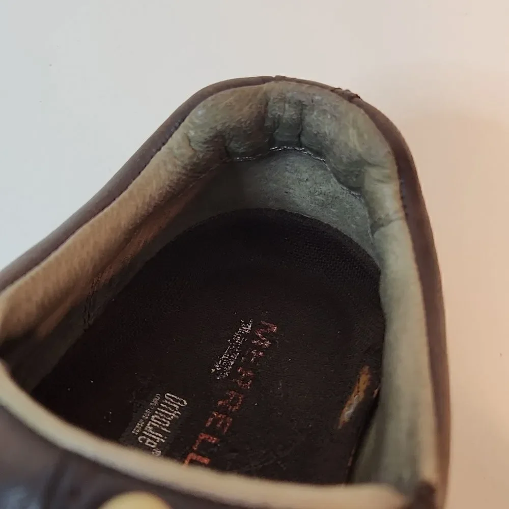 Merrell World Legend Stollen J45051 Men’s Size 8 Pebbled Brown Leather Loafers